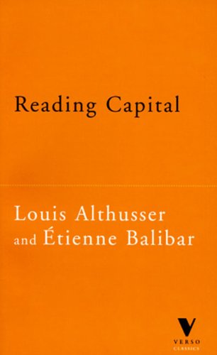 Stock image for Reading Capital (The Verso Classics Series) for sale by Irish Booksellers