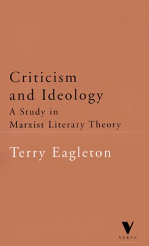 Beispielbild fr Criticism and Ideology: A Study in Marxist Literary Theory zum Verkauf von Anybook.com