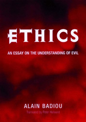 Beispielbild fr Ethics : An Essay on the Understanding of Evil zum Verkauf von Better World Books