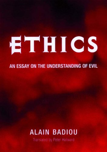 9781859842973: Ethics: An Essay on the Understanding of Evil (Wo Es War)