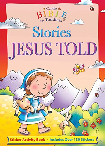 9781859857700: Stories Jesus Told (Candle Bible for Toddlers Sticker Fun): Sticker Activity Book