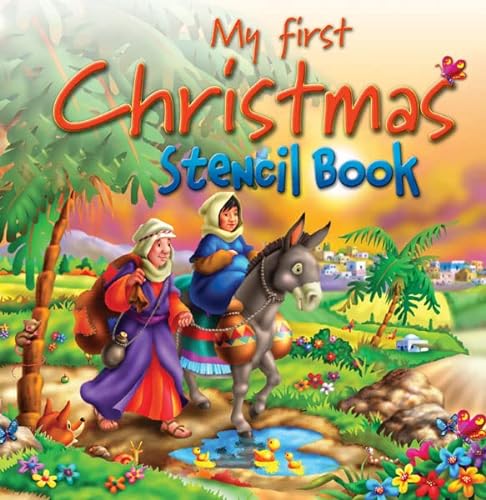 9781859857984: My First Christmas Stencil Book