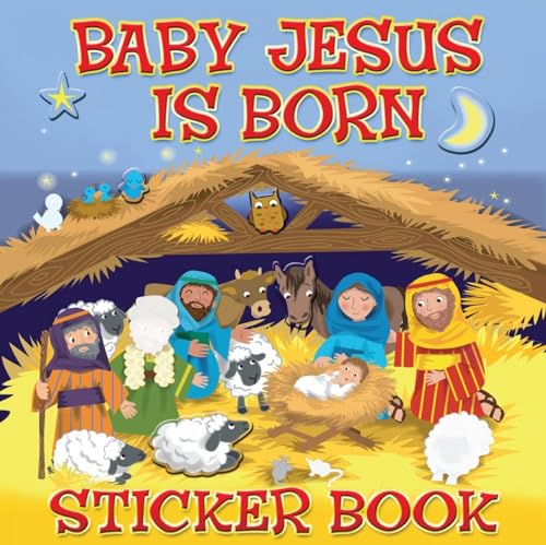 Imagen de archivo de BABY JESUS IS BORN STICKER BOOK a la venta por Revaluation Books