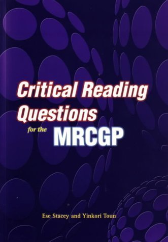 9781859962213: Critical Reading Questions for the MRCGP