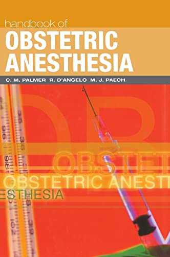 Imagen de archivo de Handbook of Obstetric Anesthesia (Clinical References) a la venta por Sunshine State Books