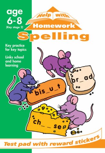 Stock image for HELP WITH HOMEWORK SPELLING PAD for sale by WorldofBooks