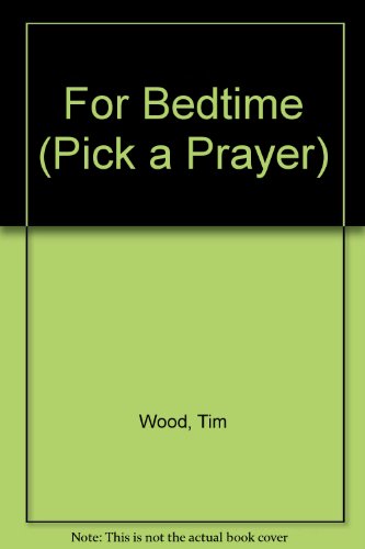 9781859993439: Pick-a-prayer for Bedtime (Pick-a-prayer)