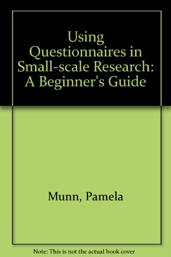 9781860030864: Using Questionnaires in Small-scale Research: A Beginner's Guide