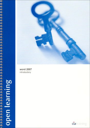 9781860055348: Open Learning Guide for Word 2007 Introductory