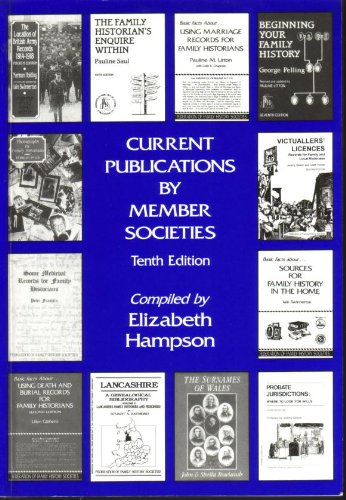 Beispielbild fr Current Publications by Member Societies zum Verkauf von AwesomeBooks