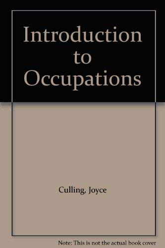 Imagen de archivo de Introduction to Occupations a la venta por WorldofBooks