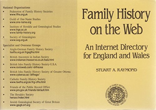 9781860061301: Family History on the Web: An Internet Directory for England and Wales