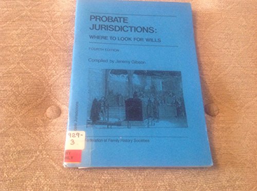 Stock image for Probate Jurisdiction for sale by WorldofBooks