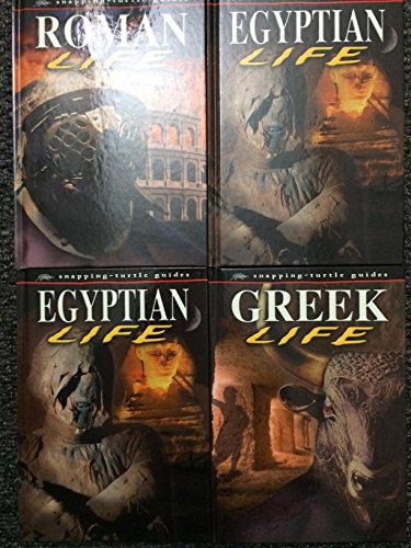 Stock image for Greek Life, Egyptian Life, Viking Life, Roman Life; 4 Volumes Snapping-Turtle Guides for sale by WorldofBooks