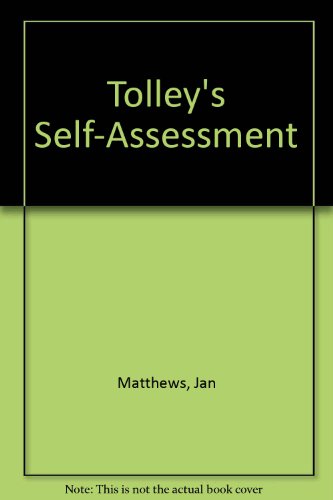 Imagen de archivo de Tolley's Self-Assessment a la venta por Cambridge Rare Books