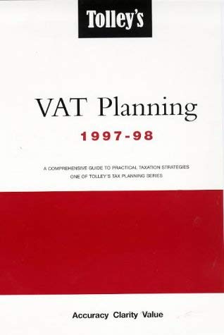 Stock image for VAT Planning: 1997-98 for sale by Phatpocket Limited