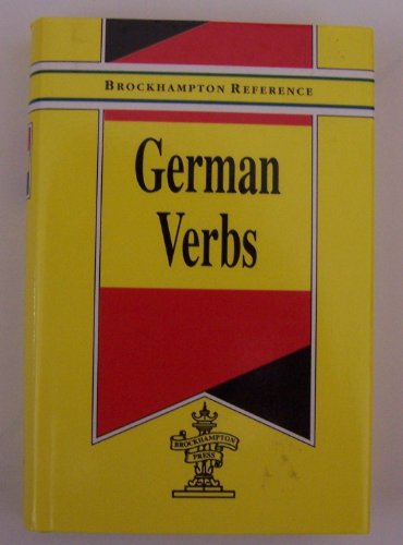 Imagen de archivo de German Verbs a la venta por Better World Books