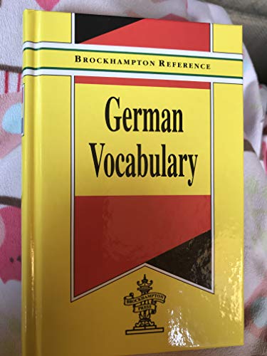 Beispielbild fr German Vocabulary (Brockhampton Reference Series (Bilingual)) zum Verkauf von AwesomeBooks