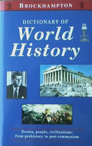 Imagen de archivo de Dictionary of World History a la venta por Better World Books