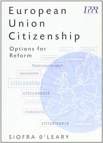 9781860300370: European Union Citizenship: Options for Reform