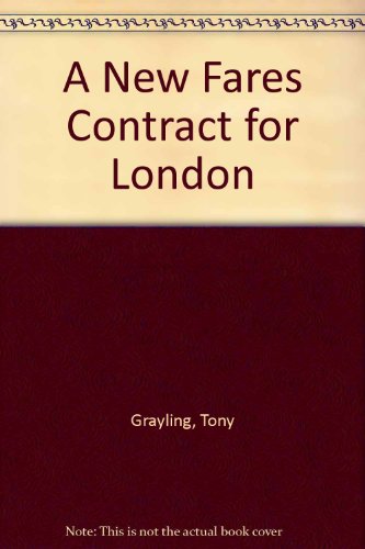 A New Fares Contract for London (9781860301001) by Stephen Glaister