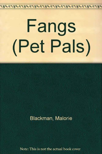 9781860397349: Fangs (Pet Pals S.)