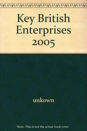 9781860715914: Key British Enterprises 2005