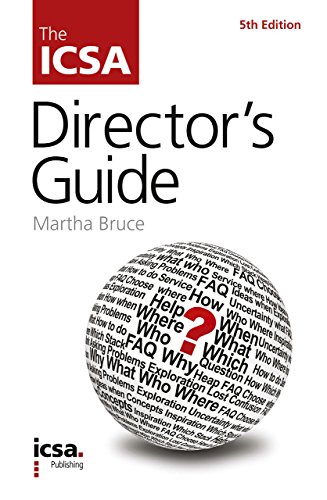 Stock image for The ICSA Director's Guide for sale by WorldofBooks