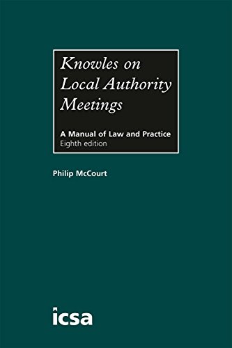 9781860726798: Knowles on Local Authority Meetings