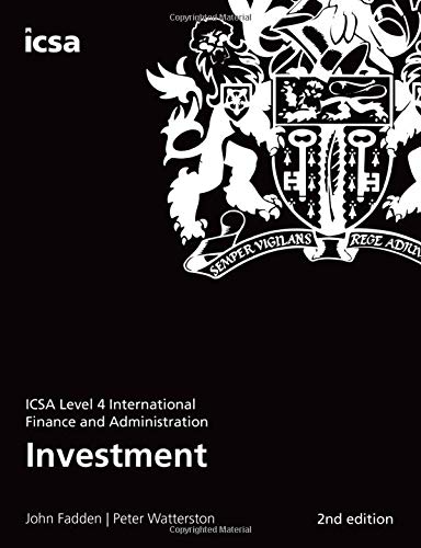 Beispielbild fr Investment ICSA Level 4 International Finance and Administration zum Verkauf von PBShop.store US