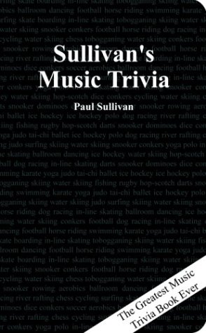 9781860745119: Sullivan's Music Trivia