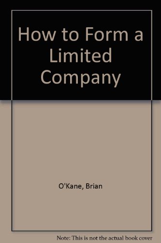 Stock image for How to Form a Limited Company for sale by Kennys Bookstore