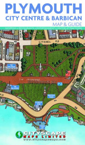 Beispielbild fr Plymouth City Centre and Barbican Map and Guide zum Verkauf von WeBuyBooks