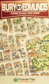 Beispielbild fr Bury St Edmunds Town Centre Map and Guide zum Verkauf von WorldofBooks