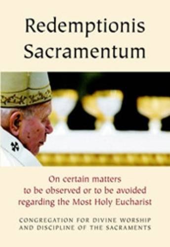 Beispielbild fr Redemptionis Sacramentum zum Verkauf von WorldofBooks