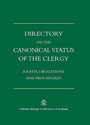 Imagen de archivo de Directory on the Canonical Status of the Clergy: Rights, Obligations and Procedures a la venta por BookMarx Bookstore