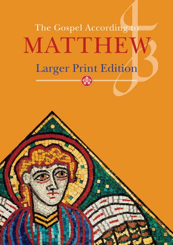 Beispielbild fr Larger Print Gospel of Matthew (Scripture) zum Verkauf von WorldofBooks