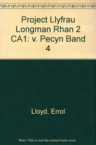 9781860852398: Project Llyfrau Longman Rhan 2 CA1 - Band 4: Taith Falwn Chwil