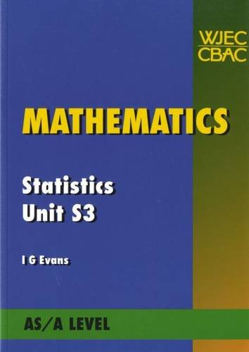 Imagen de archivo de Mathematics Statistics Unit S3 a la venta por WorldofBooks