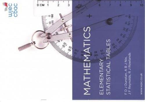 Stock image for Mathematics: Elementary Statistical Tables for sale by Revaluation Books