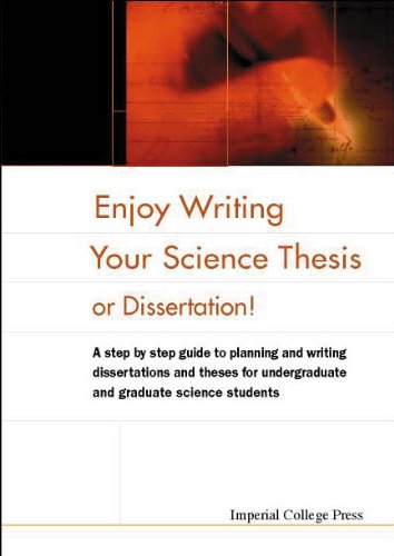 Beispielbild fr Enjoy Writing Your Science Thesis or Dissertation zum Verkauf von Better World Books