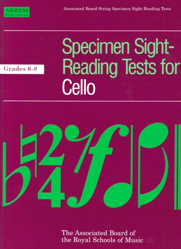 9781860960338: Grades 6-8 (Specimen Sight-Reading Tests for Cello)