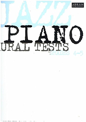 9781860960505: Jazz Piano Aural Tests, Grades 4-5