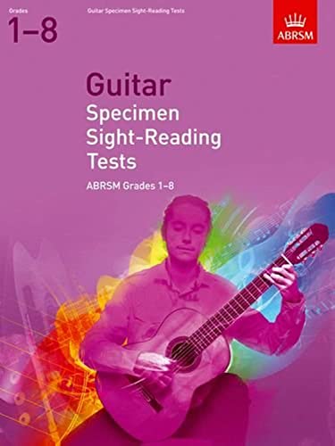 9781860967443: Guitar Specimen Sight-Reading Tests, Grades 1-8 (ABRSM Sight-reading)
