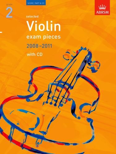 Imagen de archivo de Selected Violin Exam Pieces 2008-2011, Grade 2, Score, Part & CD (ABRSM Exam Pieces) a la venta por WorldofBooks