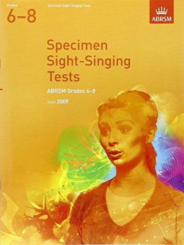 Stock image for Specimen Sight-Singing Tests Grades 6-8 for sale by Blackwell's