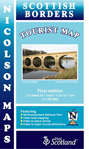 Stock image for Nicolson Tourist Map Scottish Borders for sale by GF Books, Inc.