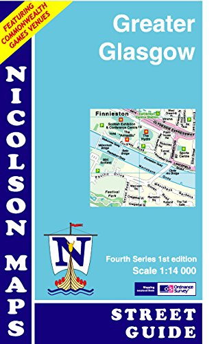 Stock image for Nicolson Greater Glasgow Street Guide: Featuring Commonwealth Games Venues (Fourth Series) for sale by WorldofBooks