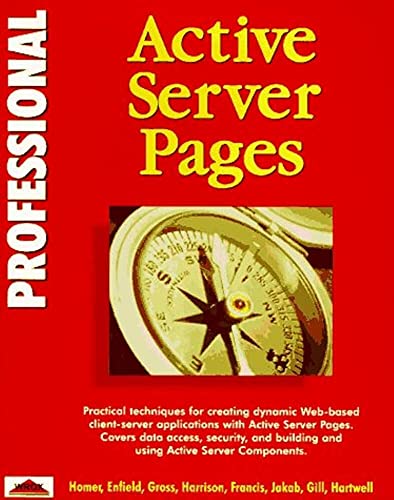 Imagen de archivo de Active Server Pages a la venta por Better World Books