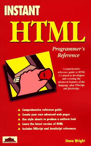 Stock image for Instant Html Programmer's Reference for sale by SecondSale